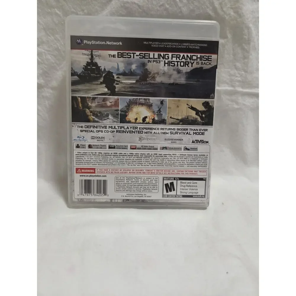 Playstation 3 (PS3) Game - Call Of Duty: MW3 (Modern Warfare 3)